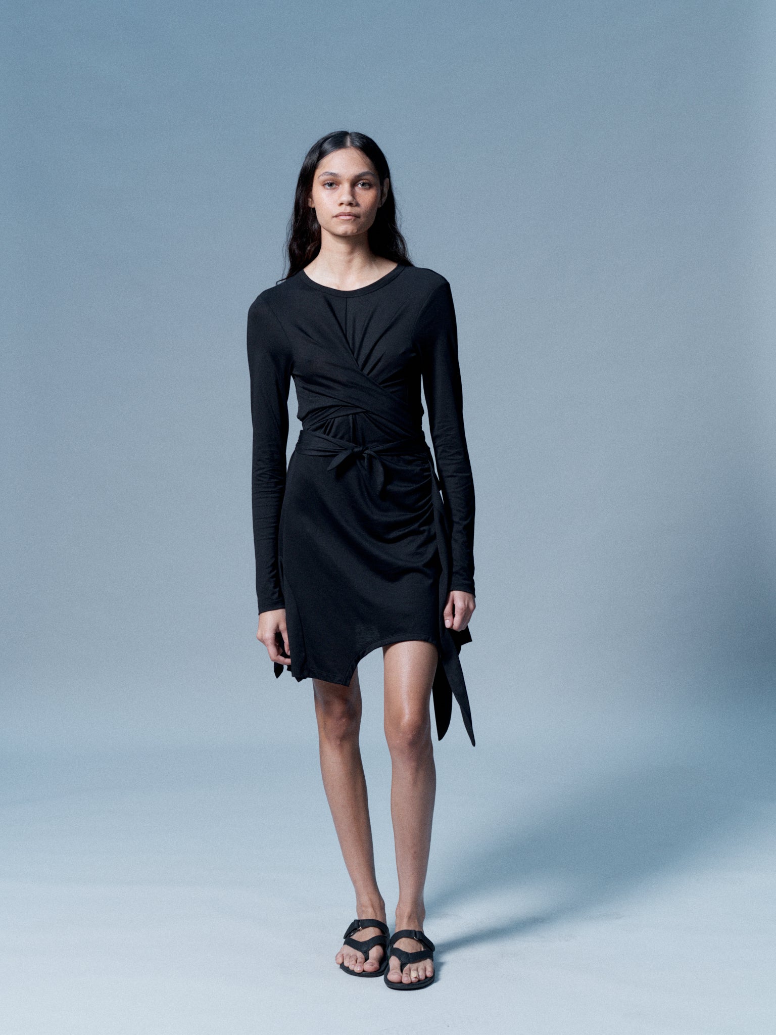 L/S Tie-Up Dress L/S Tie-Up Dress