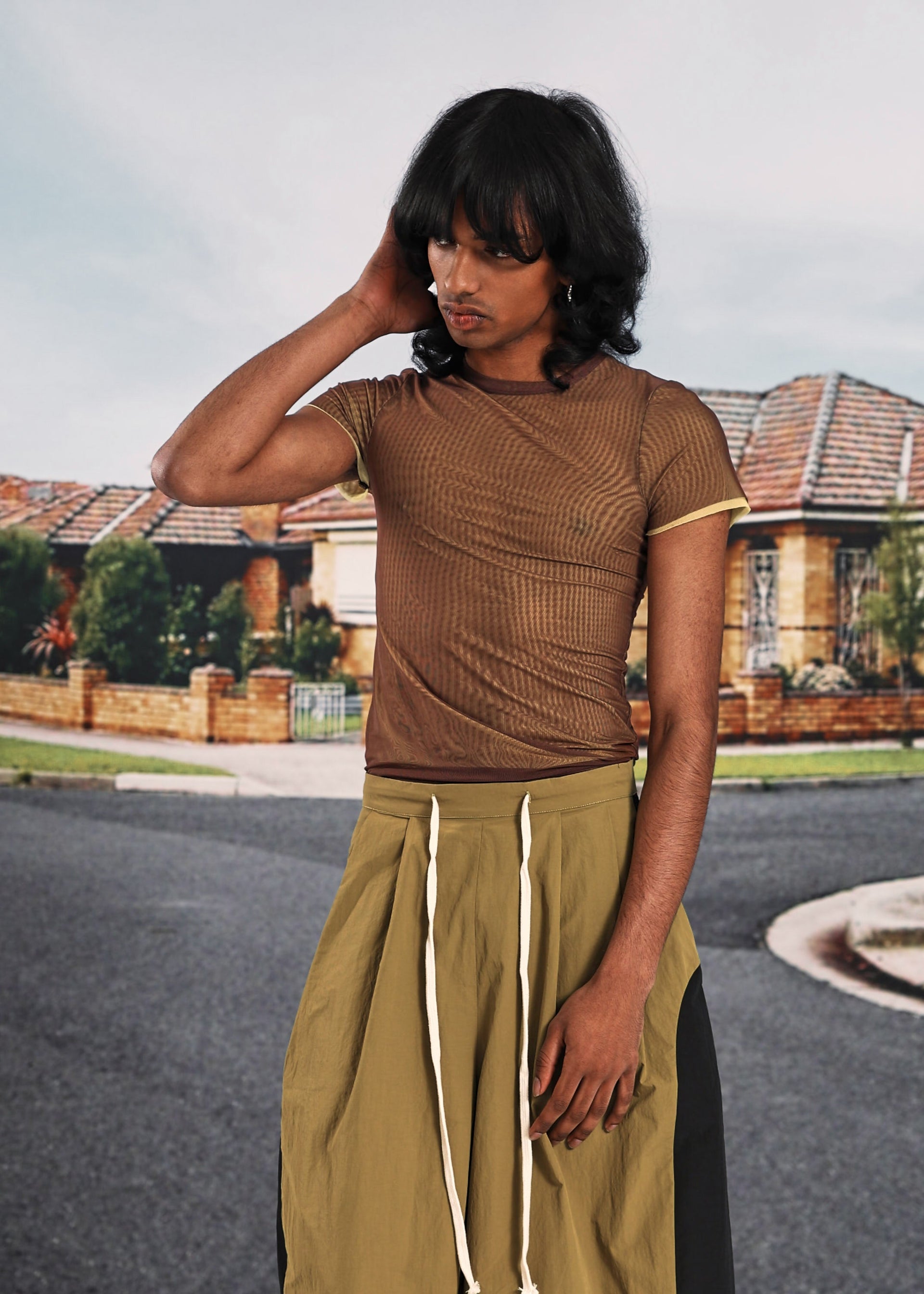 Double Layer Mesh Tee