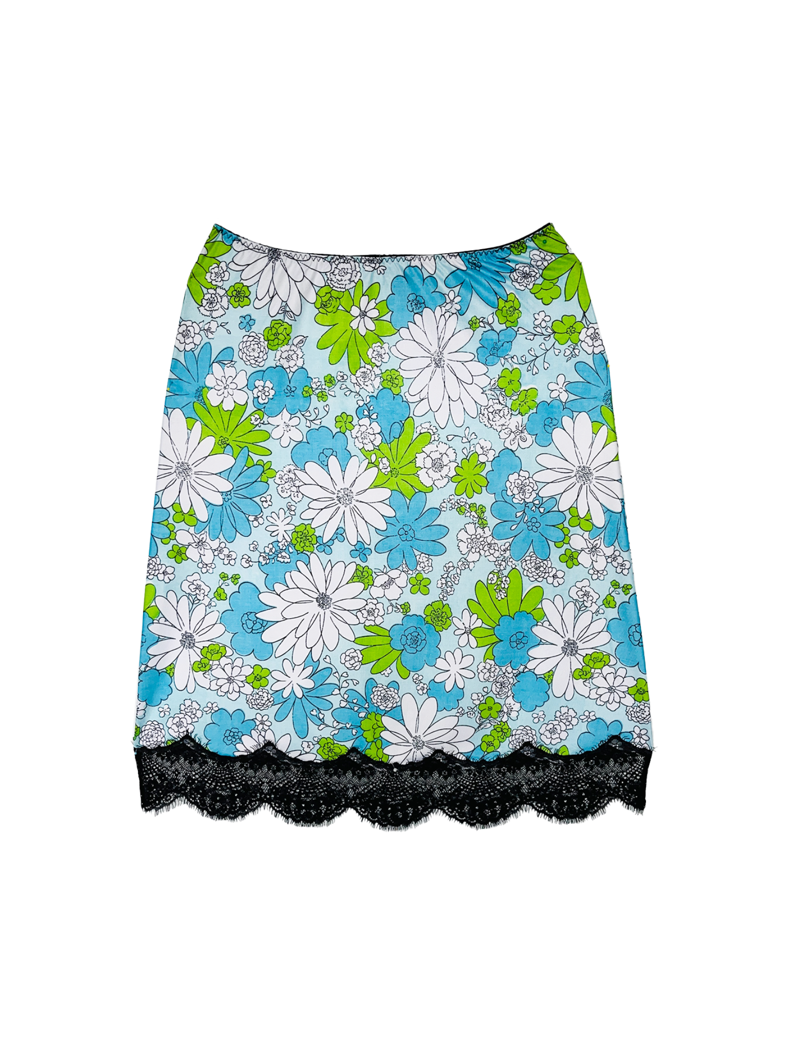 Print Slip Skirt